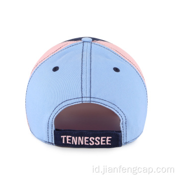 Topi baseball Washed Ladies dengan tambalan lapis ganda